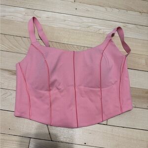 Offline Pink Sports Corset Bra